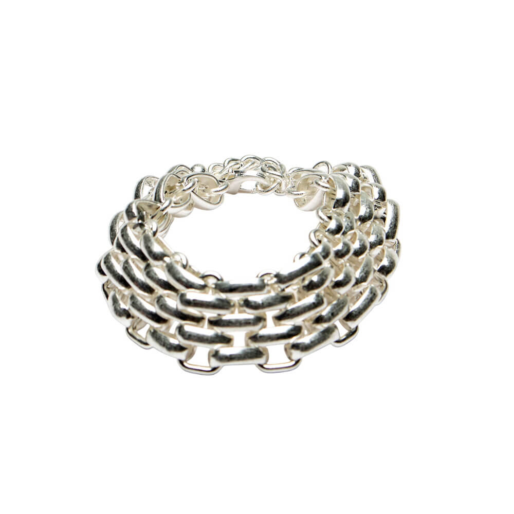 Eliza Gracious Mesh Link Bracelet